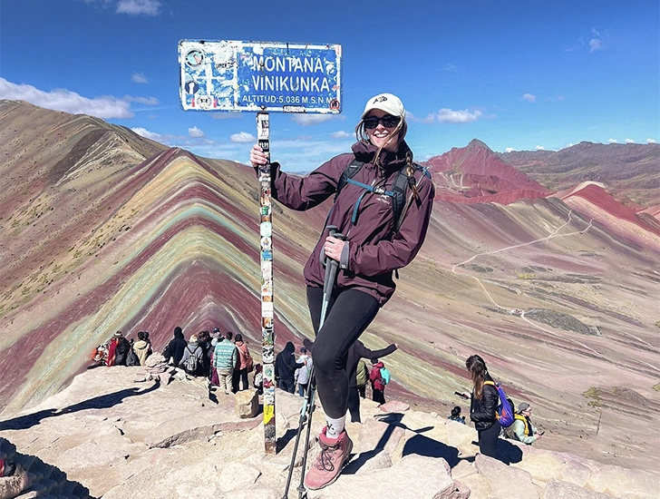 La altitud Montaña de 7 Colores