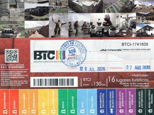 Boleto Turístico de Cusco: qué incluye, precios y cuál elegir