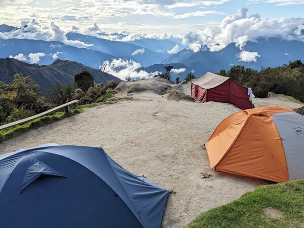 Altura de cada campamento del Camino Inca de 4 días