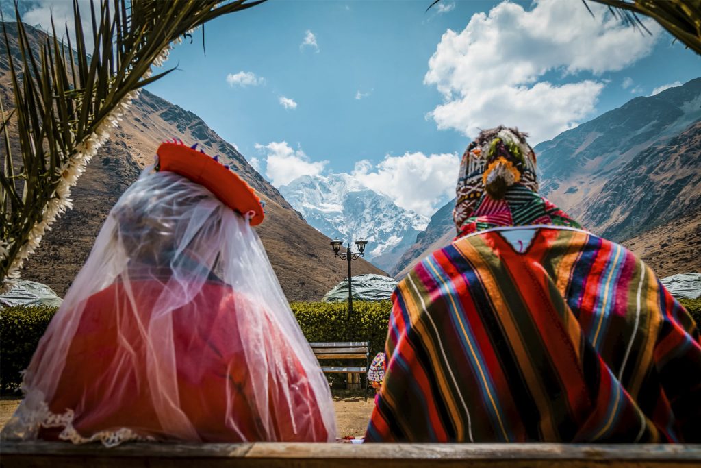 Ceremony in Salkantay