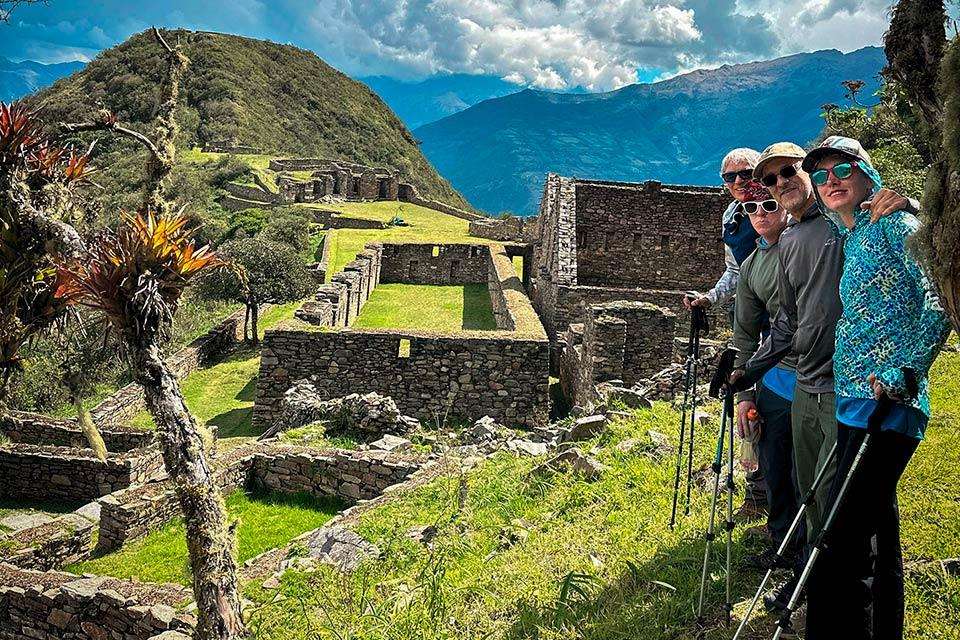 Panorama verdoso Choquequirao