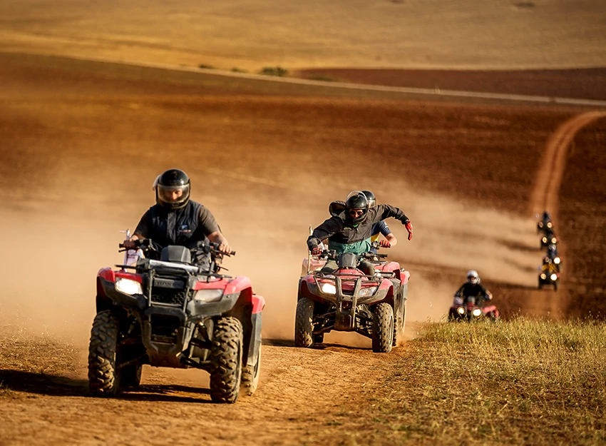 Clothing for a dusty ATV tour in Cusco