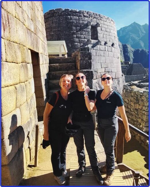 Templo del Sol Pasajeros de Incredible Peru Tours