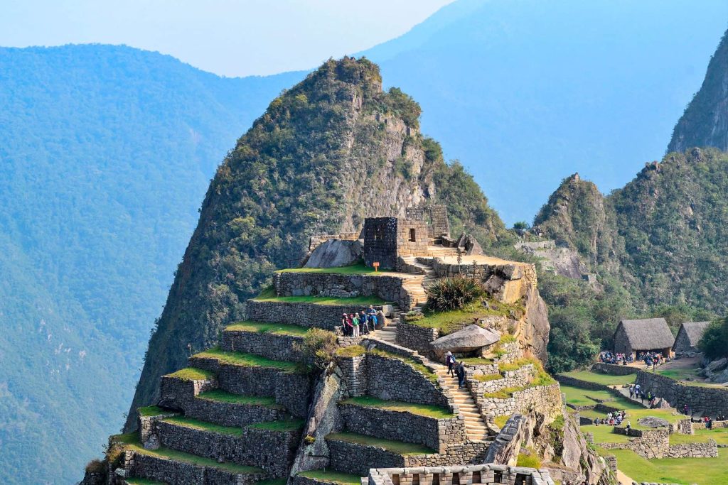 Intihuatana at the highest point of Machu Picchu