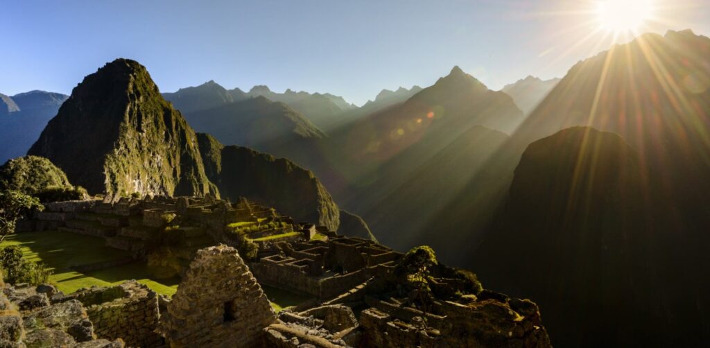 Machu Picchu horario de la tarde