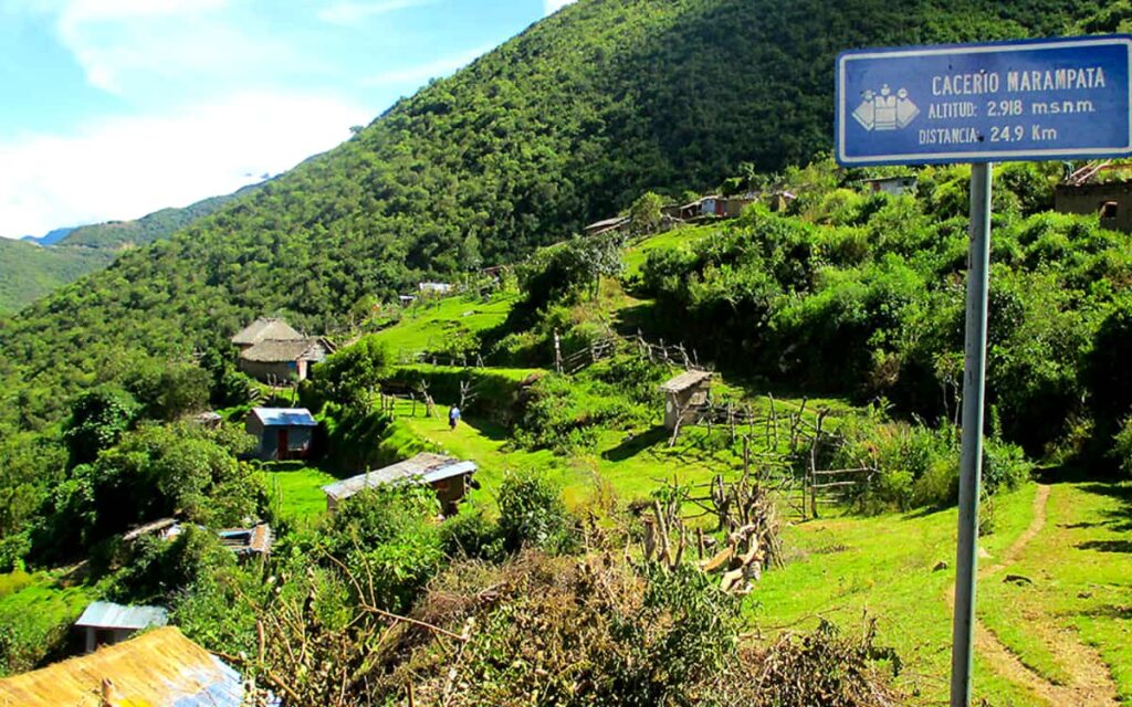 Marampata village near Choquequirao