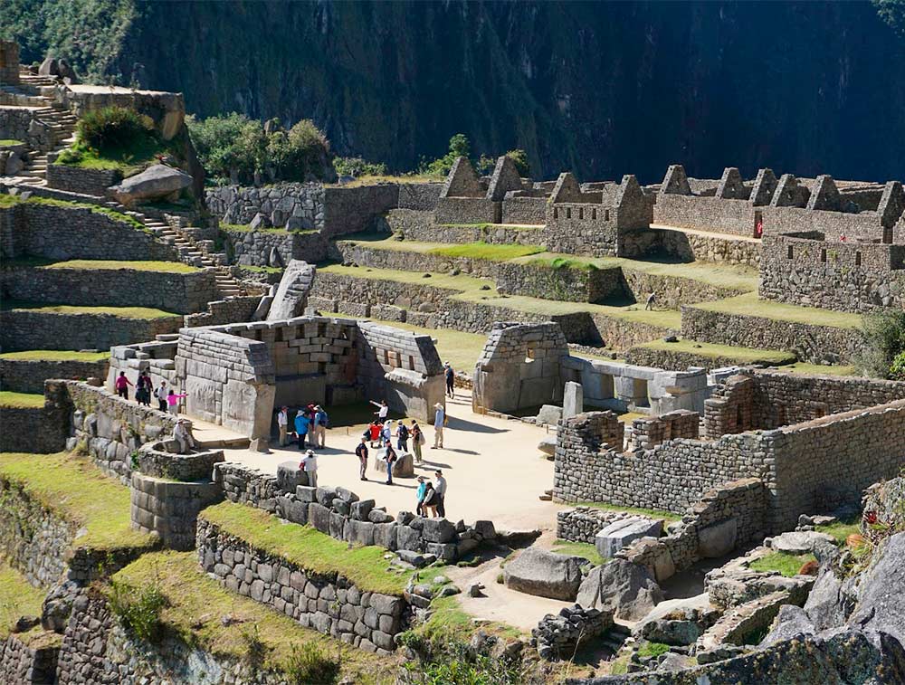 Plaza Sagrada en Machu Picchu