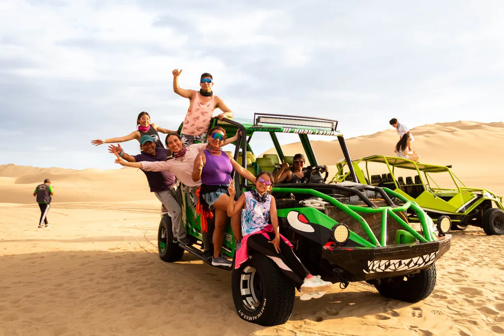 Huacachina tour with children
