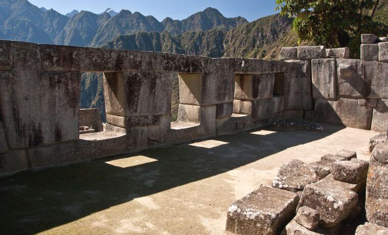 Las Tres Ventanas en Machu Picchu.