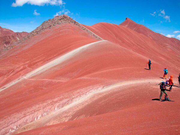 Dificultad de la caminata por el Valle Rojo