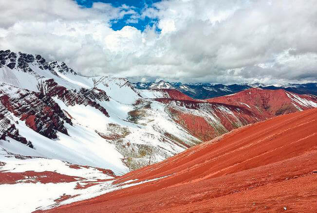 Nevado en Valle Rojo