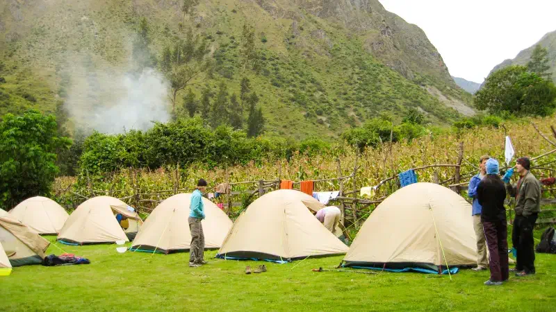 Wayllabamba Campsite Inca Trail (3,000 meters)
