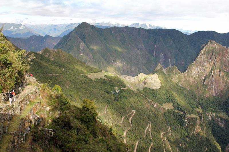 View from Inti Punku over Machu Picchu