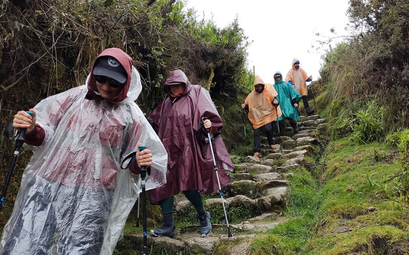 CAMINO INCA LLUVIOSO