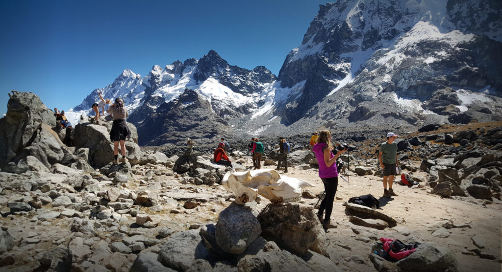 Trekking on the Salkantay route
